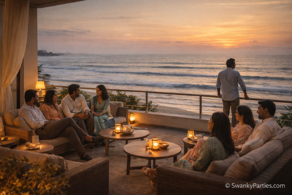 Seafront Beach Villa Party in Mumbai