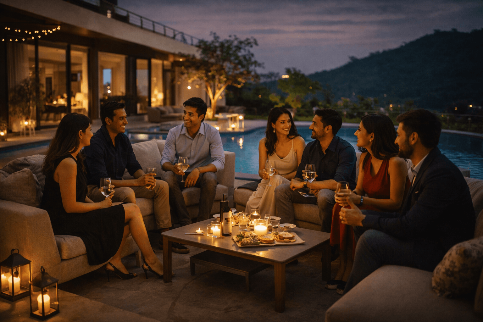 Villa get-together for small group party in Mumbai